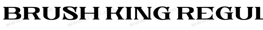 Brush King Regular字体转换